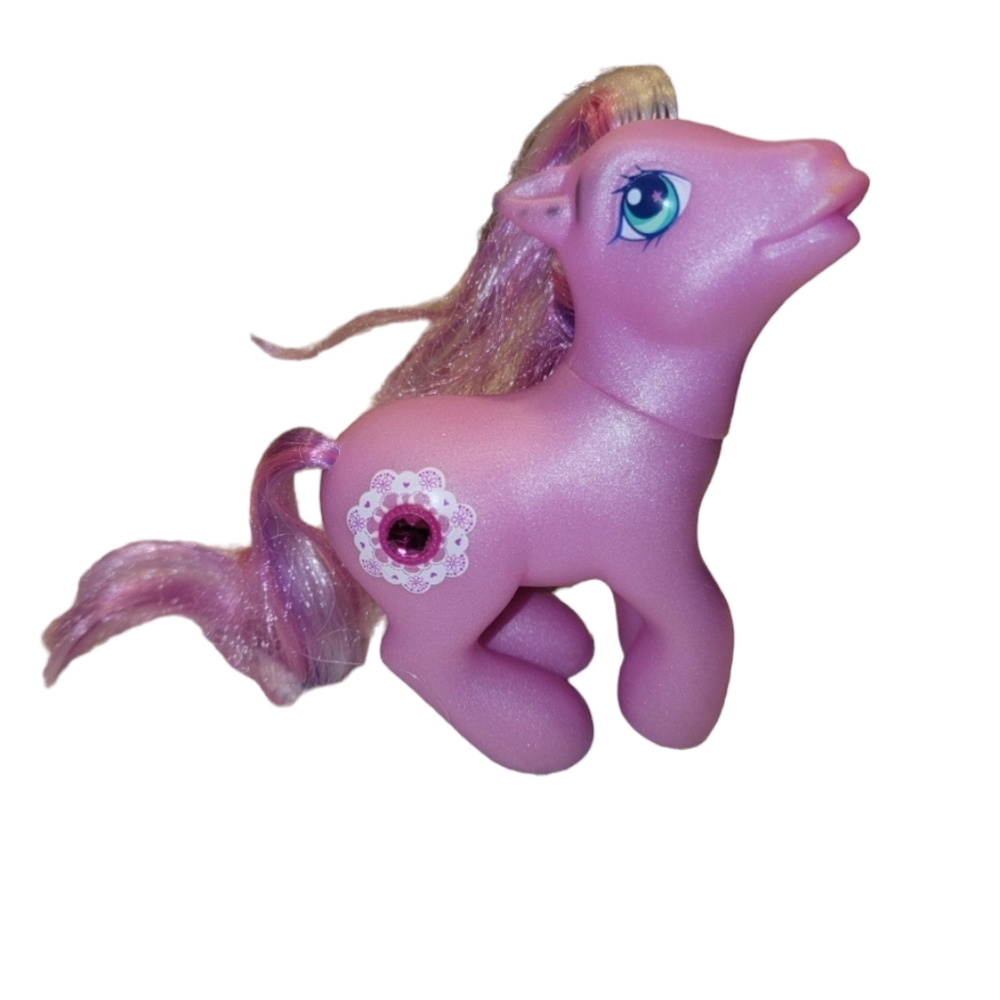 My Little Pony G3 Crystal Lace Friendship Ball Pink Jewel Gem 2003
